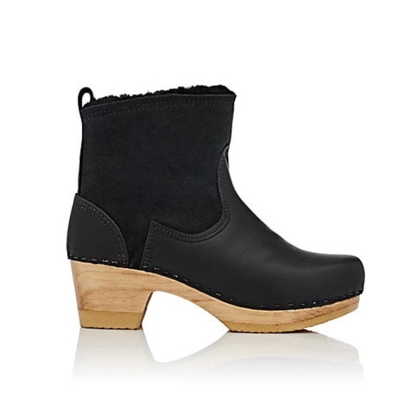 No. 6 Shearling Lined Clog Boots - Picture 2 of 10